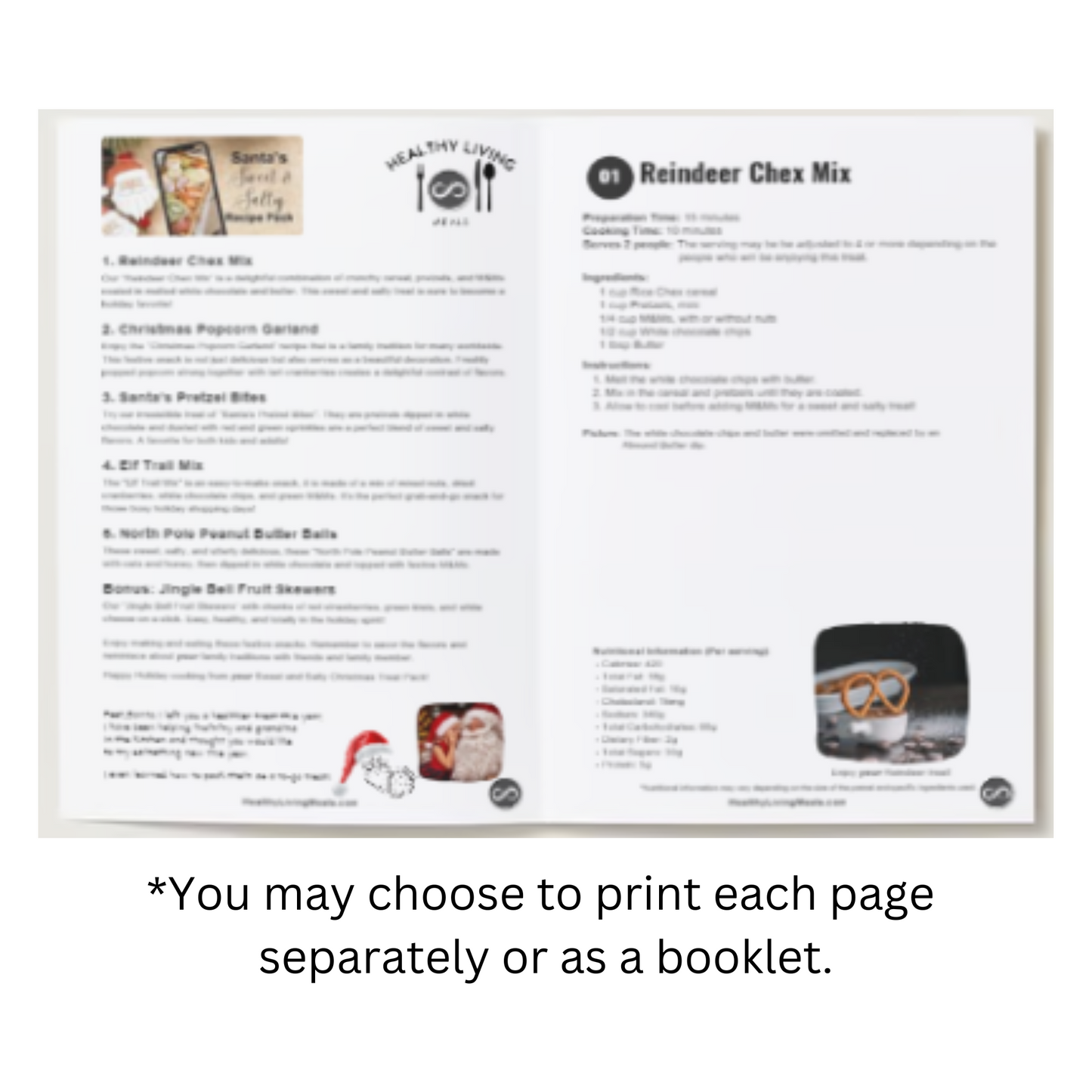 Bundle: Beef - 10 Beef Recipe Pack | Santa's Sweet and Salty Treats - eBook - Christmas
