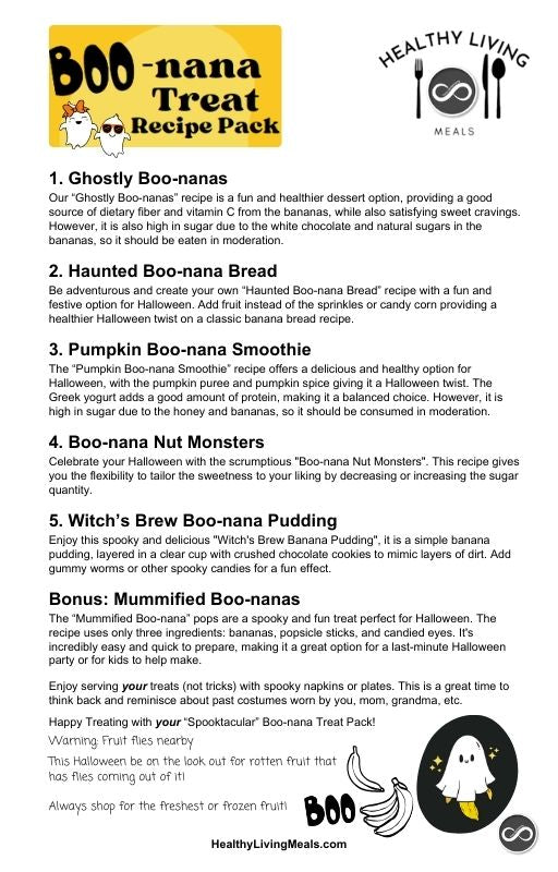 Boo-nana Nut Monsters | Holiday Meal and Treat Series - Halloween