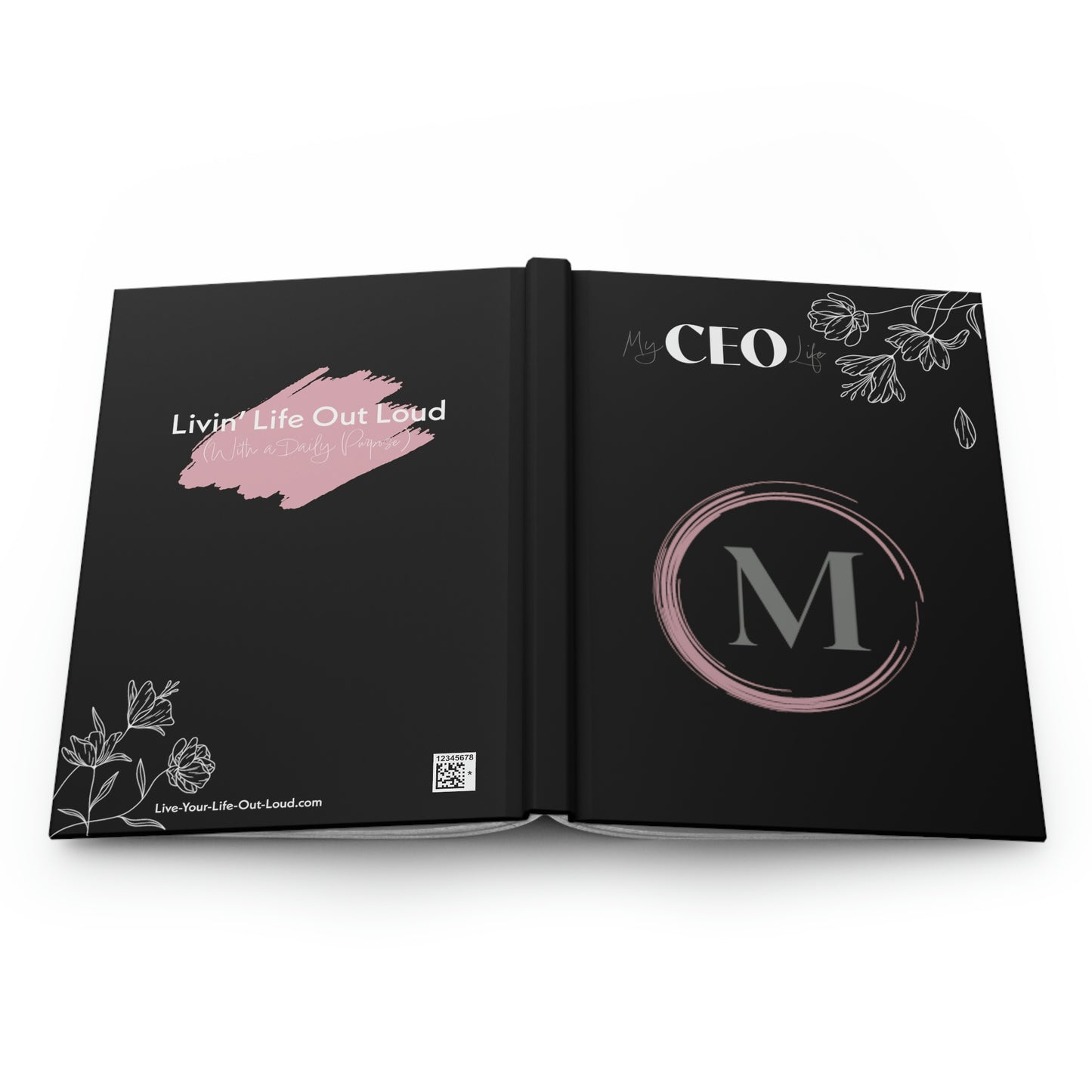 My CEO Life - Hardcover Lined Journal - Monogram - M