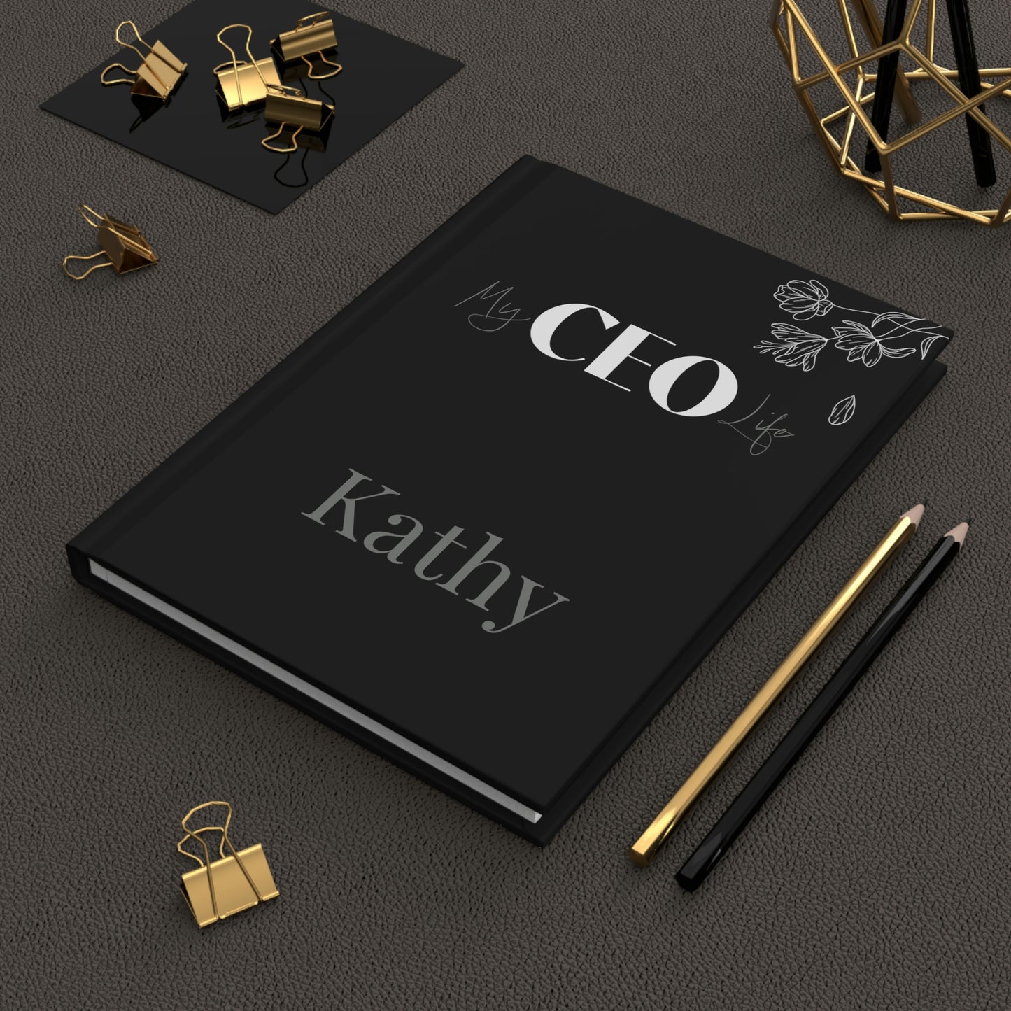 My CEO Life - Hardcover Journal with Name