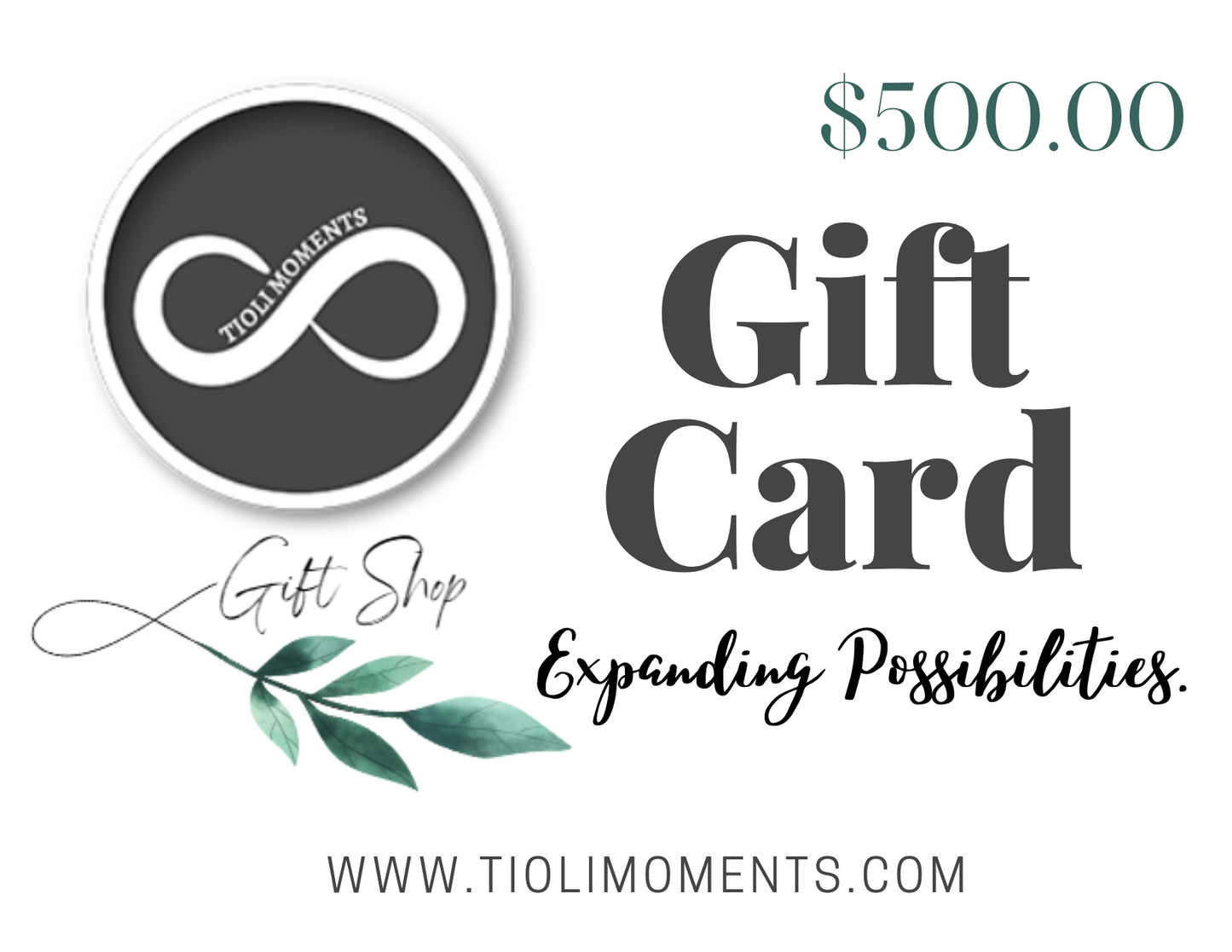 TIOLI Moments Gift Card