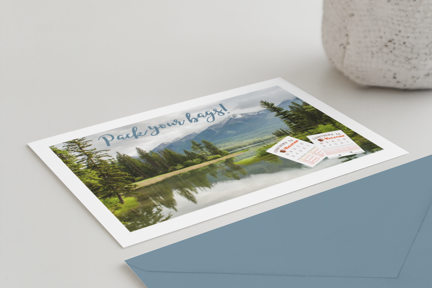 Countdown to Vacation Checklist - 2-pack - digital download
