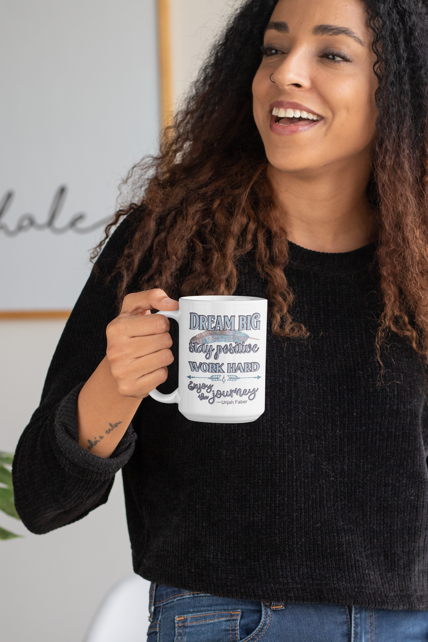 Dream Big - Ceramic Mug 15oz - White