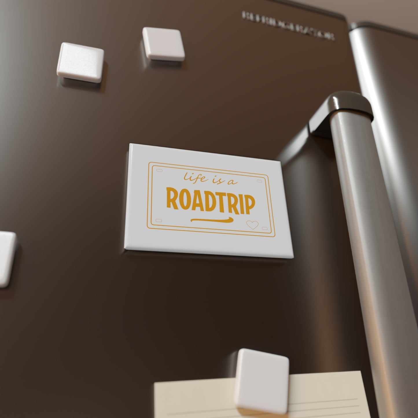 Life is a Road Trip | Button Magnet - Rectangle