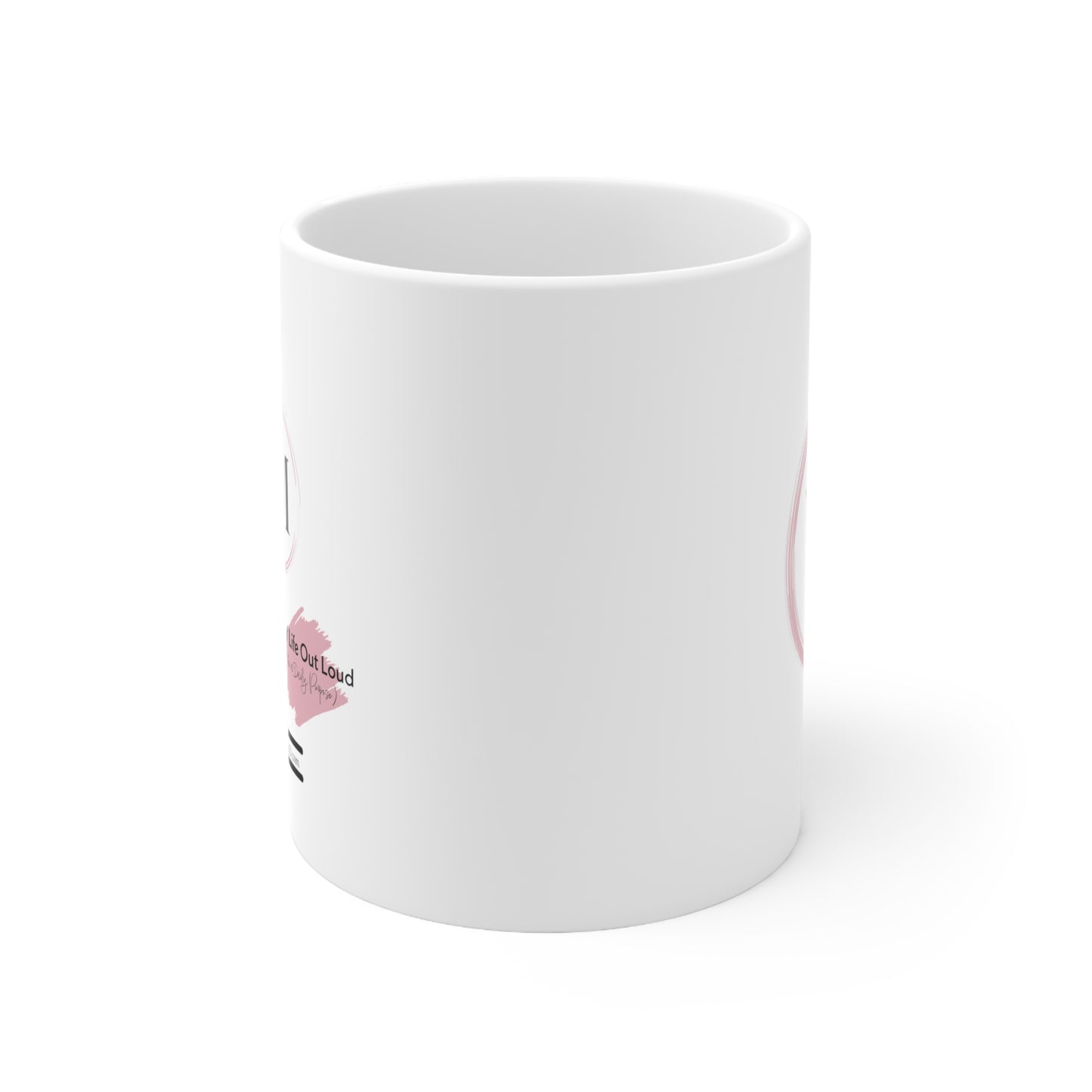 My CEO Life - Ceramic Mug 11oz - Monogram - M  - white