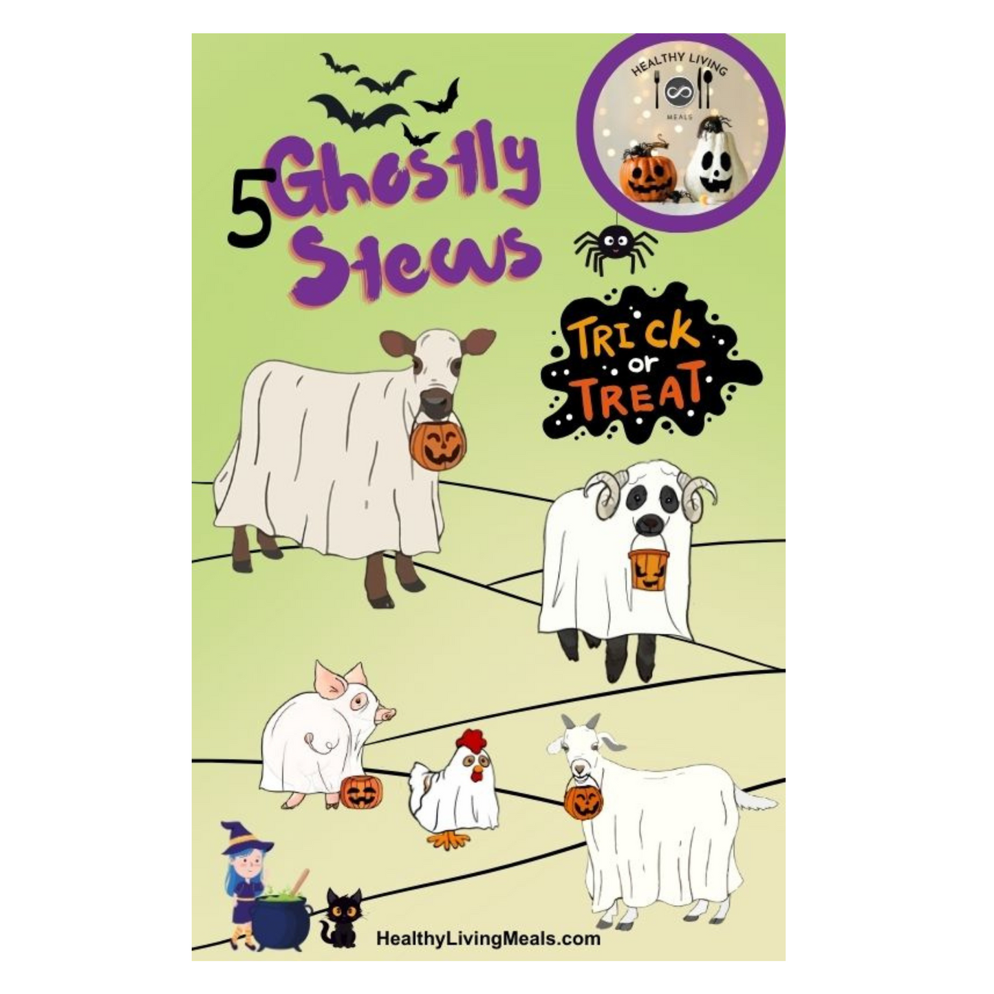 5 Ghostly Stews Recipe Pack | Holiday Meal and Treat Series - Halloween