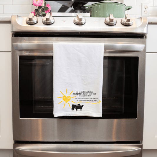 Do Something Today - Kitchen Towel - Sunshine - Beef