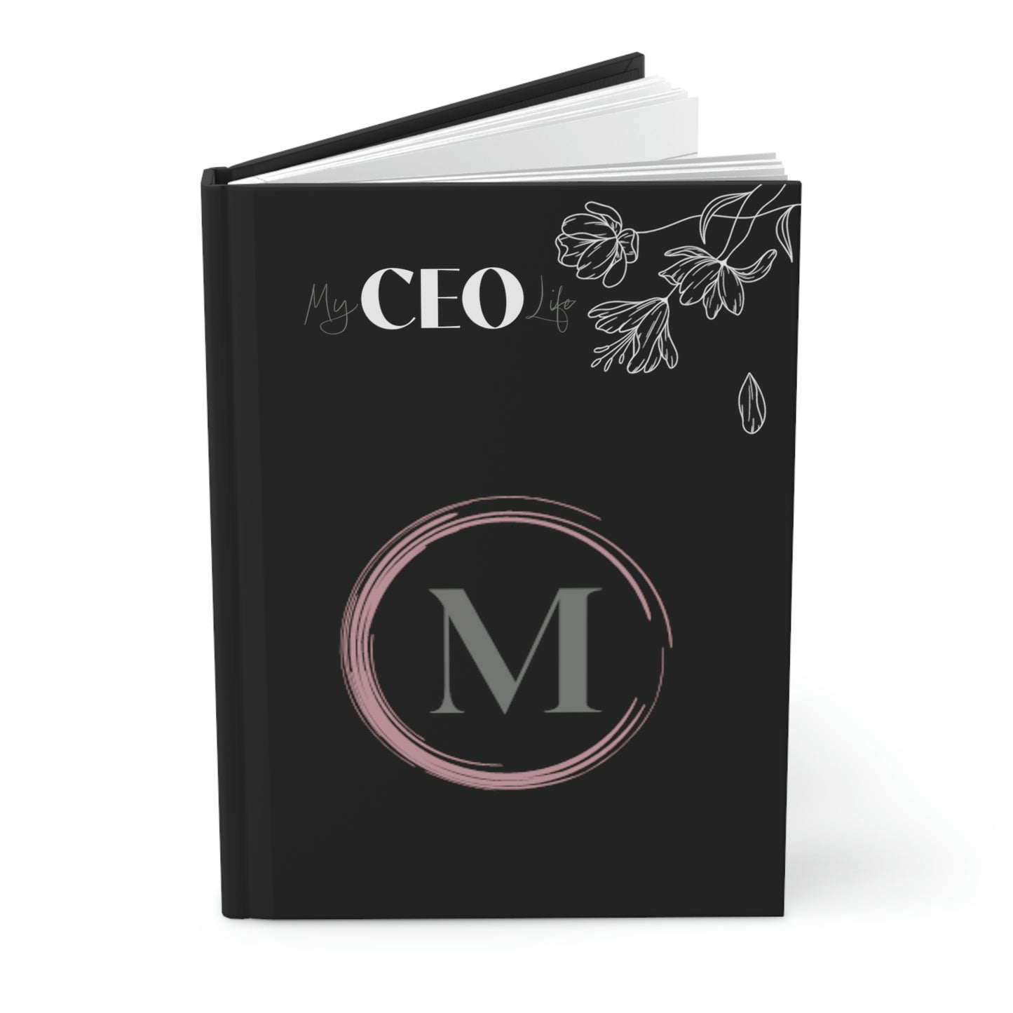 My CEO Life - Hardcover Lined Journal - Monogram - M