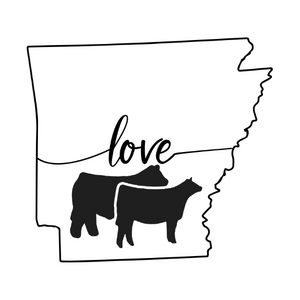 State Outline - Love Beef - Patch Only