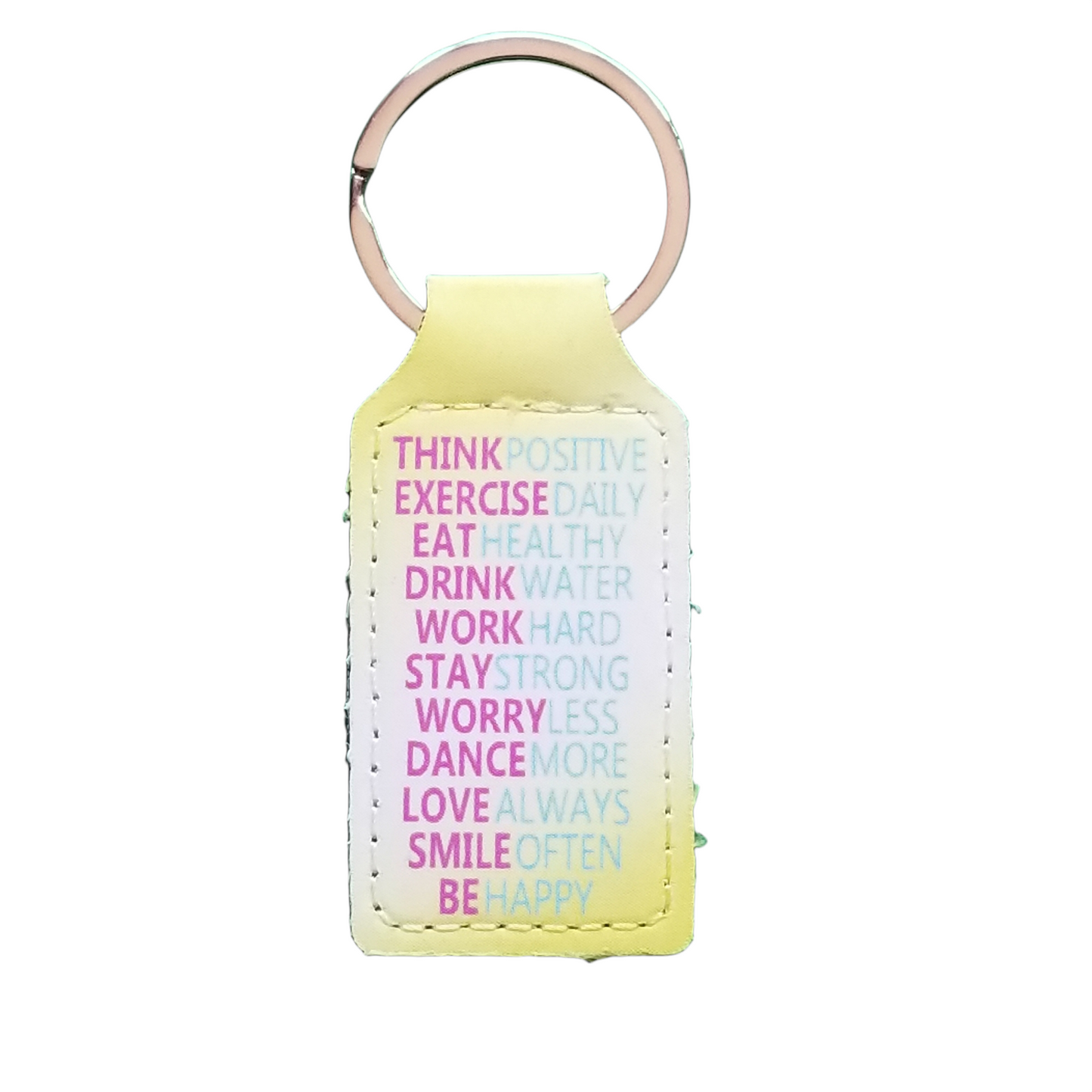 Think Positive Key Chain