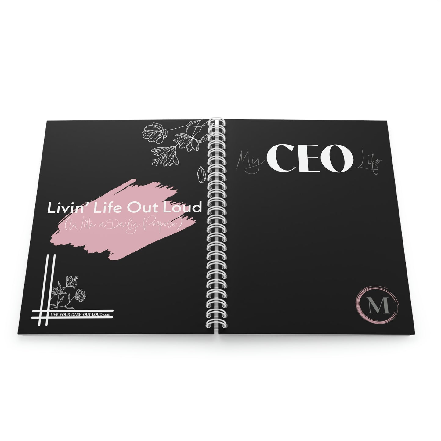 My CEO Life - Wide-ruled - Spiral Notebook - Monogram - M