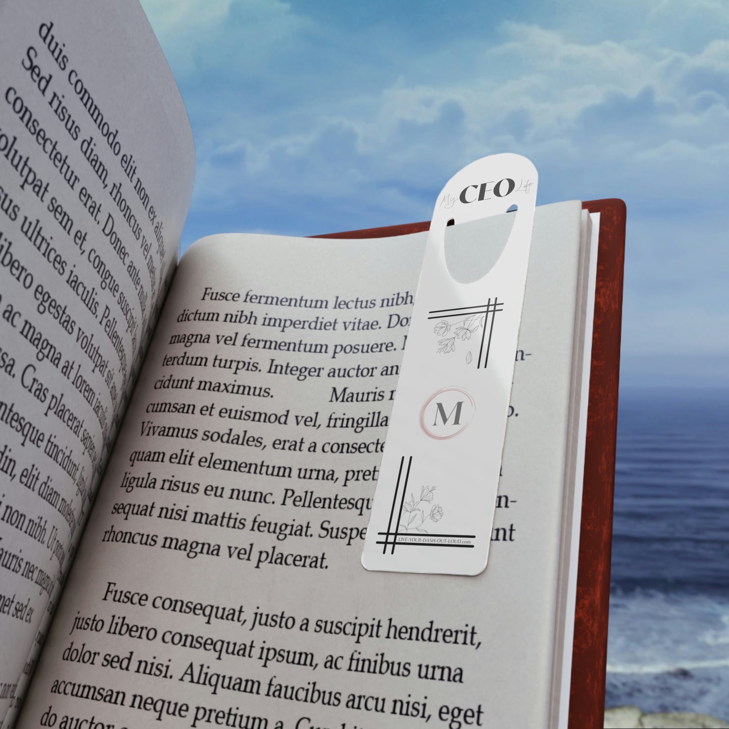 My CEO Life - Monogram - Bookmark - M